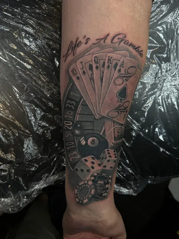 Poker Cards Tattoo
