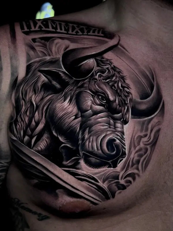 Raging Bull Tattoo